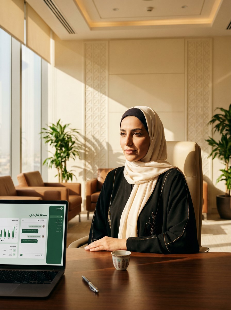 رائدة أعمال سعودية تستخدم صفوان لإدارة منشأتها